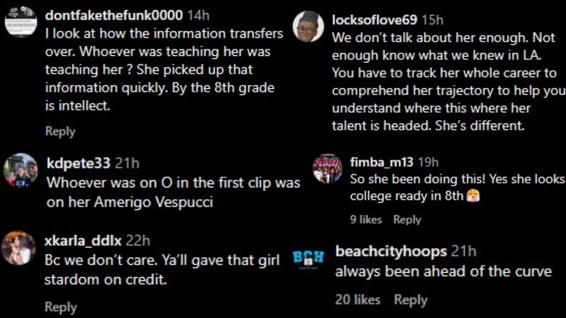 Image via the comments of the Instagram post.